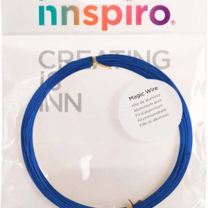 HILO ALAMBRE DE ALUMINIO MAGICO COLOR AZUL MARINO DE 10M. X Ø 1MM. DE INNSPIRO 2805