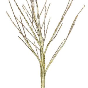 ARBOL DORADO DECORATIVO DE PLASTICO CON LUCES LED LUZ CALIDA. DE 40CM. FUNCIONA A PILAS. MODELO CUMIA DE GSC 204690148.