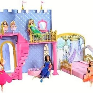 Barbie Castillo Magico 12 Princesas Bail. MUÑECAS NO INCLUIDAS.