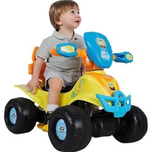 QUAD CON BATERIA DE BOB ESPONJA INJUSA 13567 DE 6V