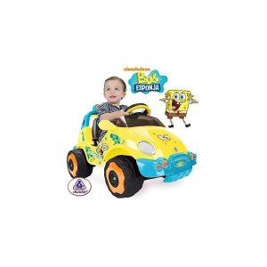 COCHE BATERIA BOB ESPONJA INJUSA 6V 7107