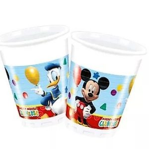 VASO DE PLASTICO PACK DE 8 UNIDADES Y CAPACIDAD DE 200ML. PRECIO POR PACK.