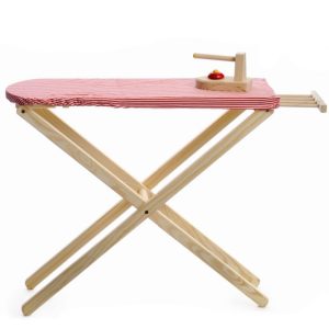 MESA PLANCHA MADERA CON PLANCHA INFANTIL DE MADERA.