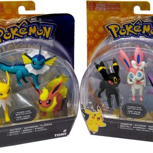 FIGURA POKEMON BLISTER DE 3 UNIDADES. 18524 TOMY. BIZAK. PRECIO POR UNIDAD.