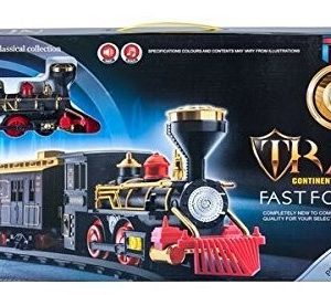 TREN LOCOMOTORA CON VIAS Y CON LUZ Y SONIDO 48163