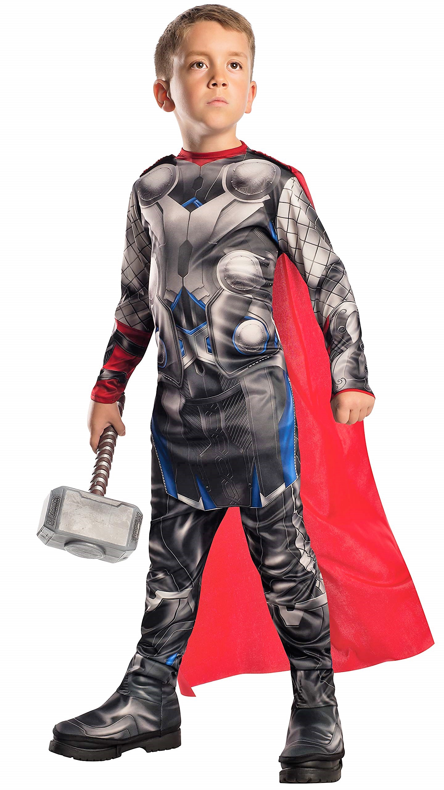 DISFRAZ DE TRAJE DE THOR CON CAPA TALLA DE 8 A 10 AÑOS - Imagen 3