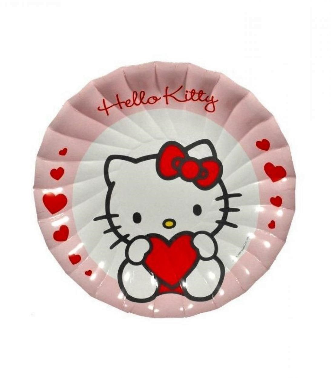 FUENTE DE CARTON DE 34,5CM DE HELLO KITTY DE 1 UNIDAD. - Imagen 2