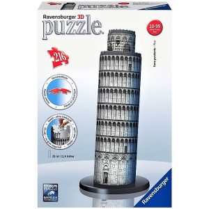 PUZZLE DE 216 PIEZAS DE LA TORRE DE PISA EN 3D. 125579 RAVENSBURGER