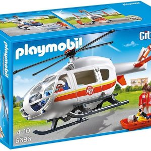 PLAYMOBIL 6686 HELICOPTERO MEDICO EMERGENCIAS