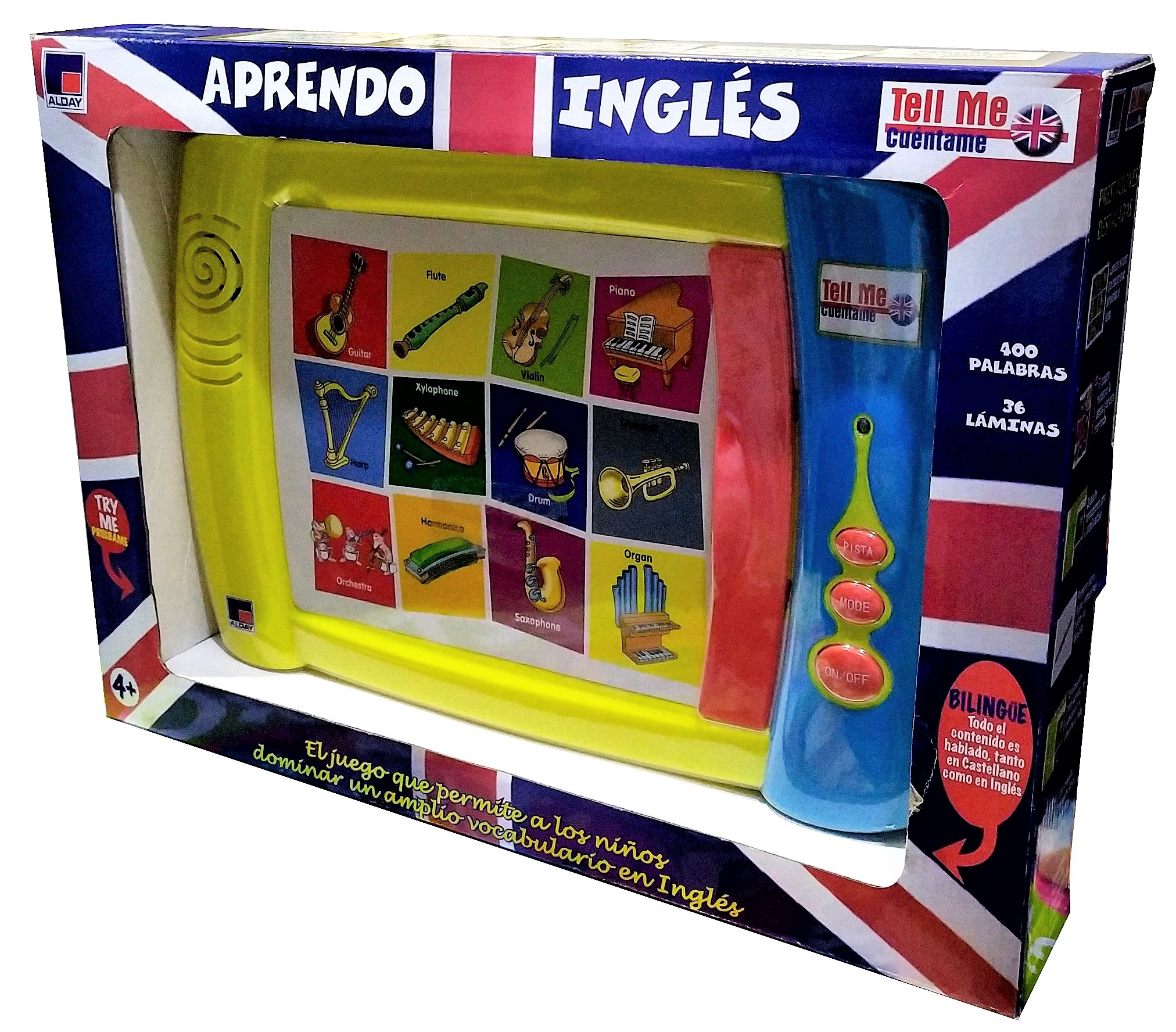 JUEGO APRENDO INGLES 36 LAMINAS. BILINGUE CASTELLANO E INGLES. DE ALDAY