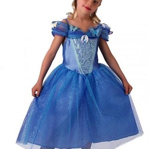 DISFRAZ DE TRAJE DE CENICIENTA TALLA DE 7 A 8 AÑOS