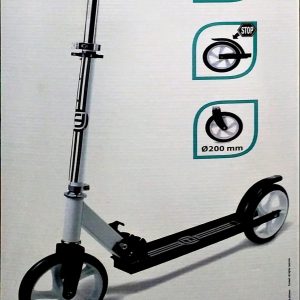 PATINETE DE 2 RUEDAS FUNBEE REGULABLE EN ALTURA, PLEGABLE, HASTA 100KG. RUEDAS 20CM.