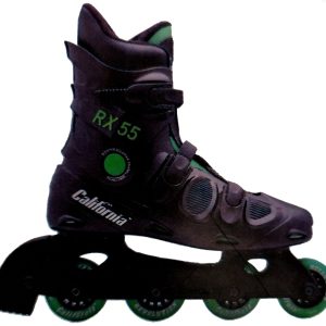 PATIN EN LINEA DE 4 RUEDAS Y 3 CIERRES TALLA 42. CALIFORNIA