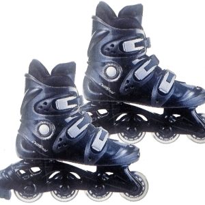 PATIN EN LINEA DE 4 RUEDAS Y 3 CIERRES TALLA 41. CALIFORNIA.