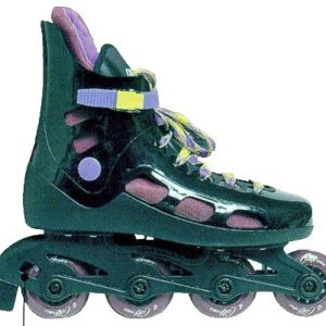 PATIN EN LINEA DE 4 RUEDAS Y 1 CIERRE. CON CORDONES TALLA 42. CALIFORNIA.