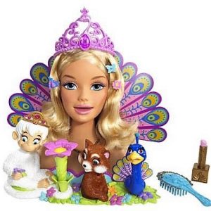 BUSTO DE BARBIE KARAOKE 1000 PEINADOS. MATTEL