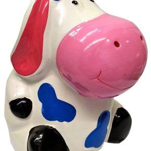 HUCHA DE CERAMICA UNA VACA SENTADA 47586