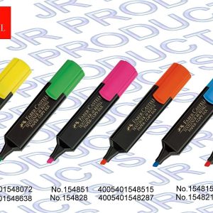 ROTULADOR FLUORESCENTE FABER CASTELL COLORES SURTIDOS. PRECIO POR UNIDAD