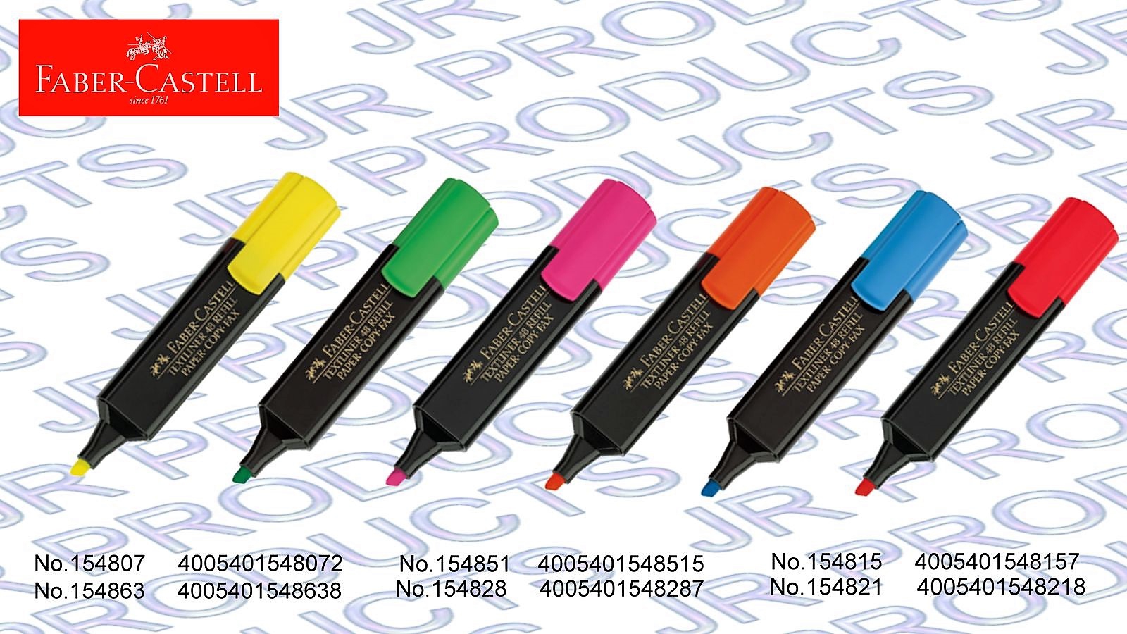 ROTULADOR FLUORESCENTE FABER CASTELL COLORES SURTIDOS. PRECIO POR UNIDAD - Imagen 2