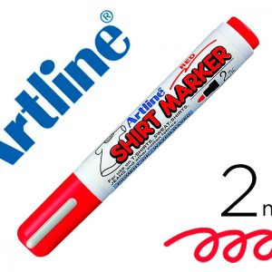 ROTULADOR ARTLINE PARA TELAS EKT2 ROJO