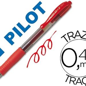 BOLIGRAFO PILOT G2 ROJO GEL