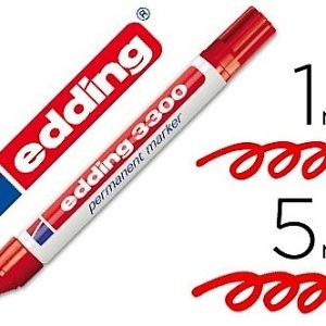 ROTULADOR EDDING 3300 ROJO