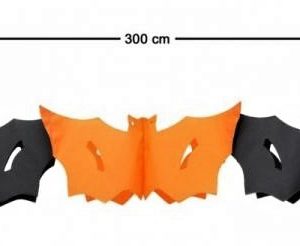 GUIRNALDA DE MURCIELAGO DE 11CM Y 3MTS DE LARGO