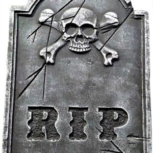 LAPIDA DE HALLOWEEN DE CORCHO. MEDIDAS 55X37CM. DECORATIVA