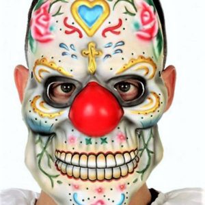 DISFRAZ DE CARETA DE PAYASO HALLOWEEN. 58986 ATOSA.