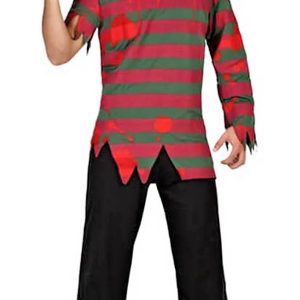 DISFRAZ DE TRAJE DE FREDDY KRUEGER. TALLA M-L ADULTO. 19574 ATOSA