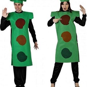 DISFRAZ DE TRAJE DE SEMAFORO TALLA 4.
