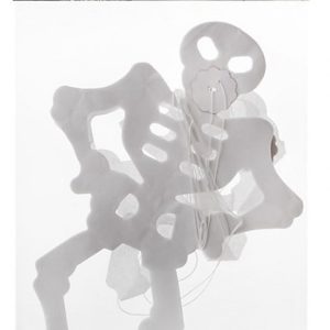 GUIRNALDA DE ESQUELETO DE 25CM Y 3MTR DE LARGO.