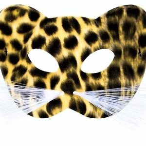 DISFRAZ DE ANTIFAZ MASCARA DE LEOPARDO 29568