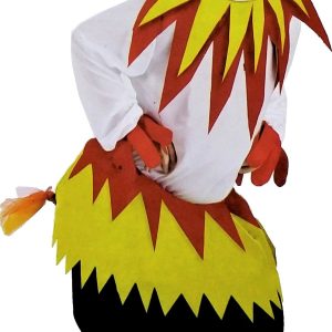 DISFRAZ DE TRAJE DE GALLO. TALLA 3 A 4 AÑOS.