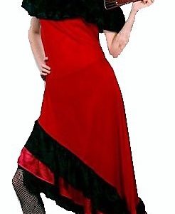 DISFRAZ DE TRAJE DE FLAMENCA ROJO. TALLA 4.