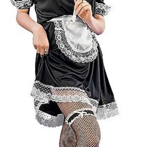 DISFRAZ DE TRAJE DE CAMARERA SIRVIENTA SEXY ADULTO. TALLA 4.