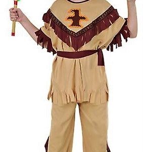 DISFRAZ DE TRAJE DE INDIO. TALLA 3 DE 11 A 14 AÑOS.