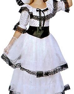 DISFRAZ DE TRAJE DE BELLA SUREÑA. TALLA 2 DE 7 A 10 AÑOS.