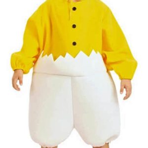 DISFRAZ DE TRAJE DE POLLITO. TALLA 1 DE 4 A 6 AÑOS.