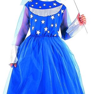 DISFRAZ DE TRAJE DE HADA AZUL. TALLA 3.