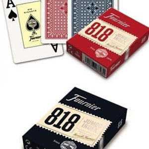 BARAJA DE CARTAS DE POKER AZUL/ROJA DE 55 UNIDADES DE FOURNIER