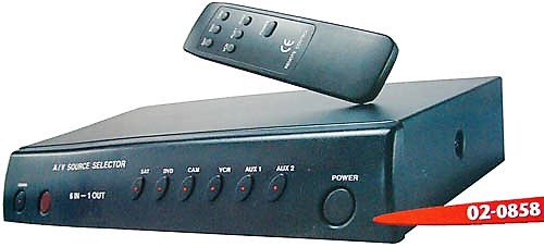 SELECCIONADOR DE SEÑAL PARA SATELITE DVD CAMARA VIDEO VIDEOCONSOLA … CON MANDO A DISTANCIA - Imagen 3