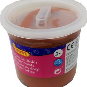 PINTURA DE DEDOS JOVI COLOR MARRON. 125CC. 550/12.