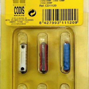 FUSIBLE PARA COCHE EN PACK DE 6 UNIDADES.