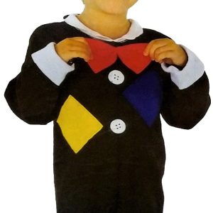 DISFRAZ DE TRAJE DE VAGABUNDO. TALLA 0 DE 2 A 4 AÑOS.