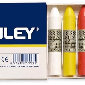 Ceras blandas de colores Manley en caja de 6 Unidades.