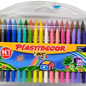 CERAS PLASTIDECOR DE 36 UNIDADES. PARA NIÑOS A PARTIR DE 30 MESES.