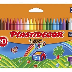 CERAS PLASTIDECOR DE 24 UNIDADES. PARA NIÑOS A PARTIR DE 30 MESES.