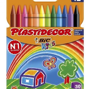 CERAS PLASTIDECOR DE 12 UNIDADES. PARA NIÑOS A PARTIR DE 30 MESES.