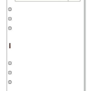 RECAMBIO PARA AGENDA ANILLA PERPETUA LISA FINOCAM OPEN. MEDIDAS 21.5X15.5CM.